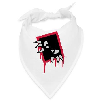Monster - Bandana - Weiß - Vorne