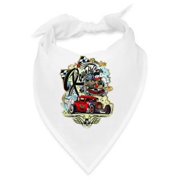Hot Rod - Bandana - Weiß - Vorne