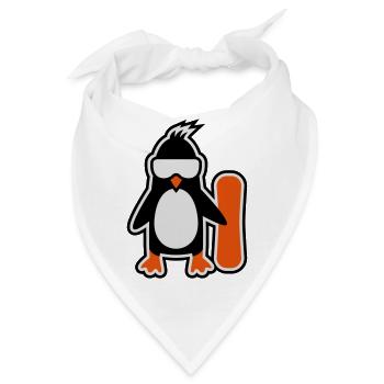 penguin - Bandana - Weiß - Vorne