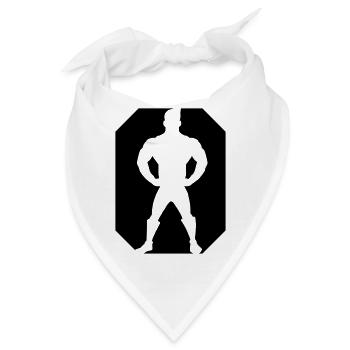 Super Hero Design - Bandana - Weiß - Vorne