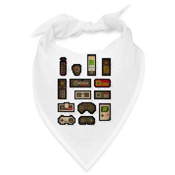 pixelcontrol - Bandana - Weiß - Vorne
