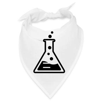 Chemie - Bandana - Weiß - Vorne