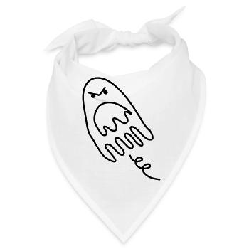 gespenst erschrocken monster Kind bebis untot - Bandana - Weiß - Vorne