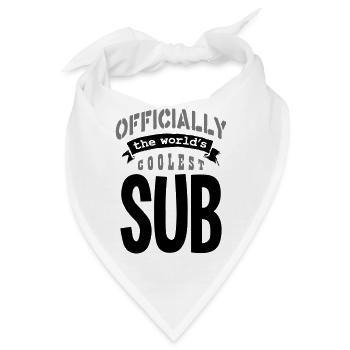 sub offiziell die coolste Kopie der Welt - Bandana - Weiß - Vorne