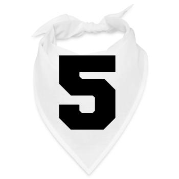 5 - Bandana - Weiß - Vorne