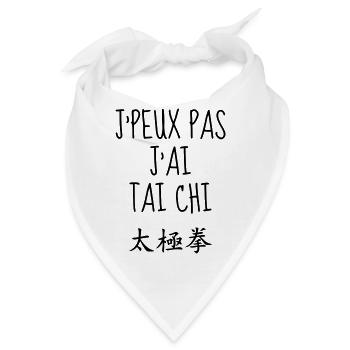 Taijiquan / Tai-Chi Chuan / Tai Chi / Tai-Chi - Bandana - Weiß - Vorne