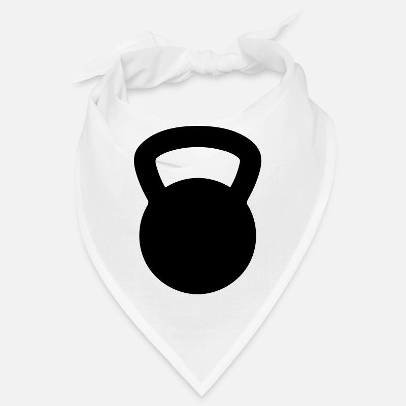 Kettlebell - Bandana - Weiß