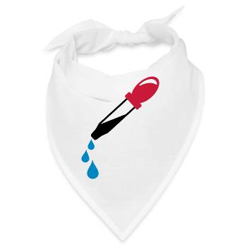 Pipette - Bandana - Weiß - Vorne