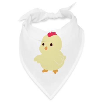 Süßes Küken - Bandana - Weiß - Vorne