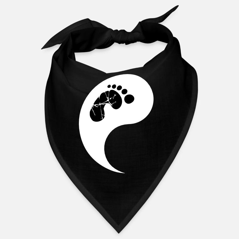 Demi-bébé blanc Bandana