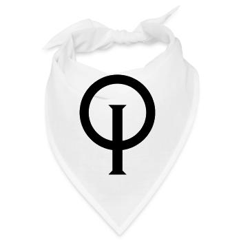 Optimist, Symbol, Opti, Segeln, Segelboot, Boot - Bandana - Weiß - Vorne