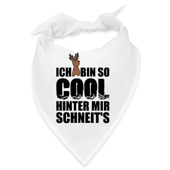 Lustige Sprüche für coole Typen - Bandana - Weiß - Vorne