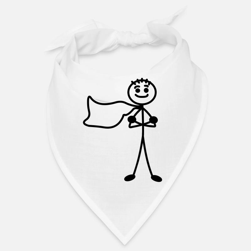 Super jung oder Mann und Umhang mit verschränkten Armen Bandana