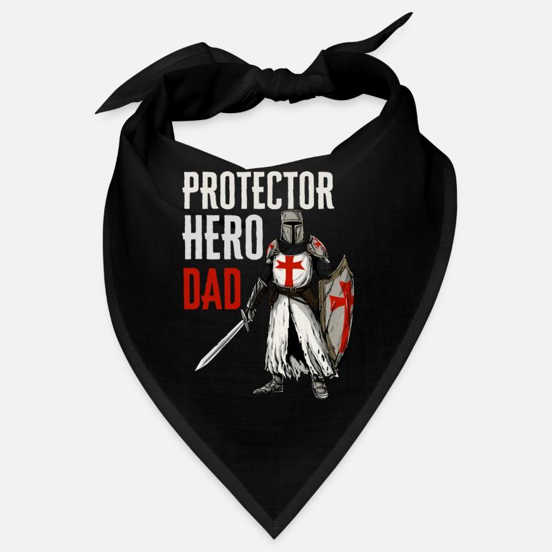 Protector, Hero, Father - Templar Bandana