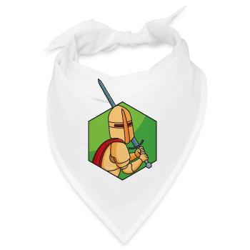 Kleiner Ritter - Bandana - Weiß - Vorne
