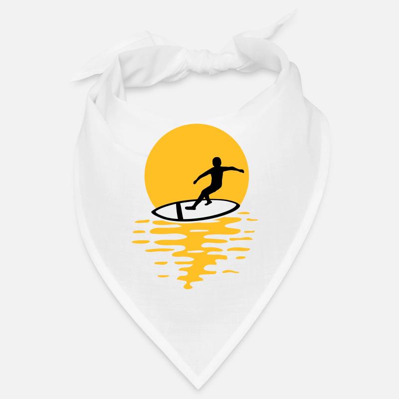 Surfeurs du soleil du soir Bandana