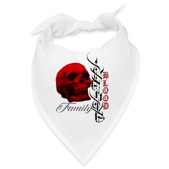 Blood Family One Love - Bandana - Weiß - Vorne