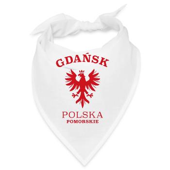 GDANSK Danzig Polen Polska Poland - Bandana - Weiß - Vorne