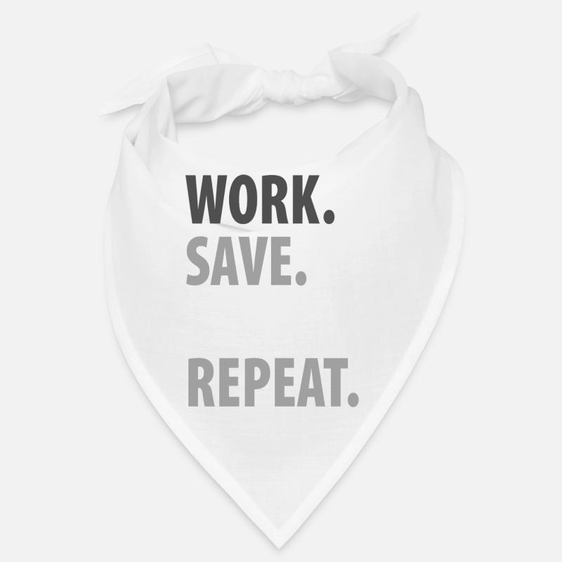 work save travel repeat Bandana