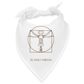 in vino veritas - Bandana - Weiß - Vorne