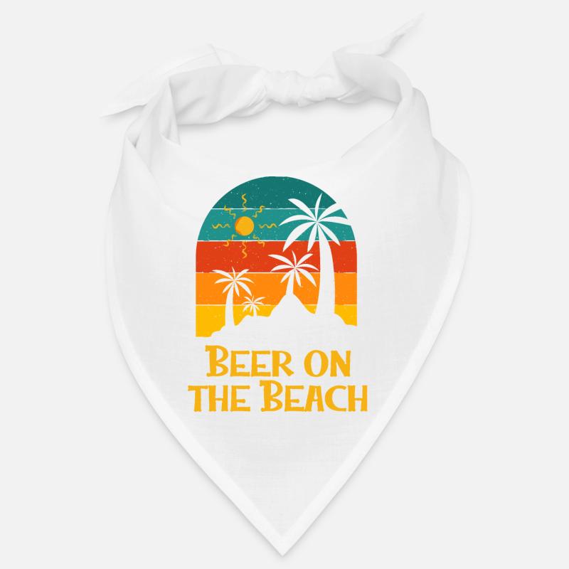 Beer on the Beach Drinking Party Drinker Ocean Bandana