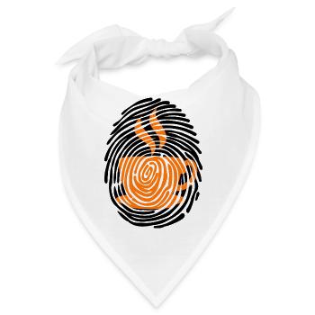 Kaffee Koffein Kaffeetrinker Kaffeeliebhaber - Bandana - Weiß - Vorne