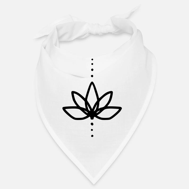 Fleur de cactus - Bandana - blanc