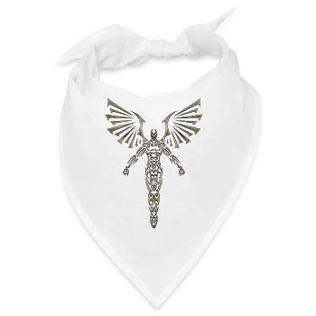 Michael Erzengel Heiliger Christlicher Engel Heiliger Heiliger Snkt - Bandana - Weiß - Vorne