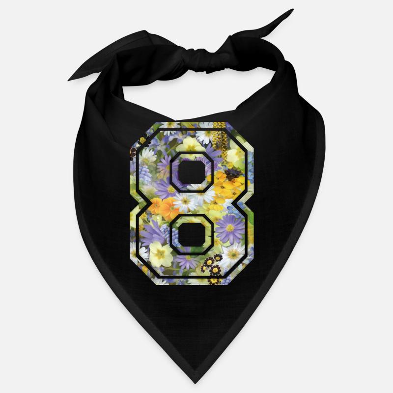 Numero 8 fleur, Équipe Foot, basket université Bandana