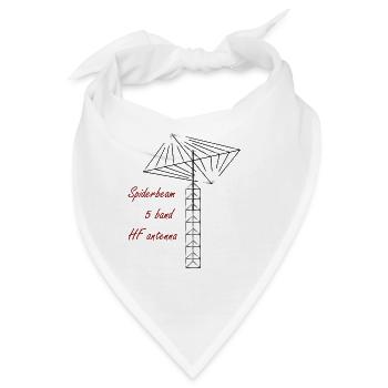 Spiderbeam HF 5 Band Antenne - Bandana - Weiß - Vorne