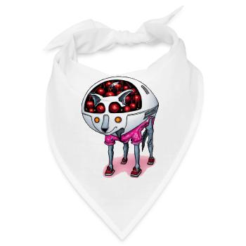 Cherry Dog - Bandana - Weiß - Vorne