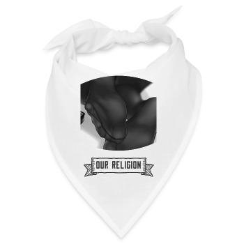 Unsere Religion - Bandana - Weiß - Vorne