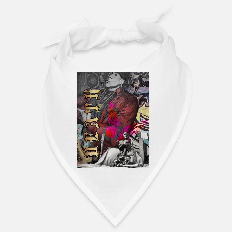 Graffiti Urbain Crâne Papillon Bandana