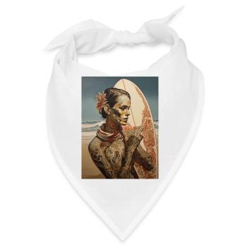 Ghotische Klasse - Bandana - Weiß - Vorne
