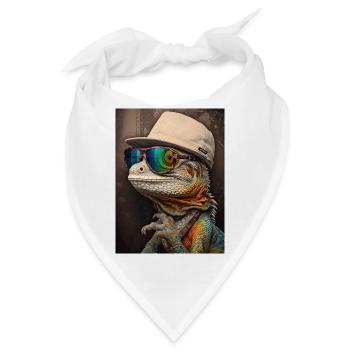 Tierischer Stil - Bandana - Weiß - Vorne