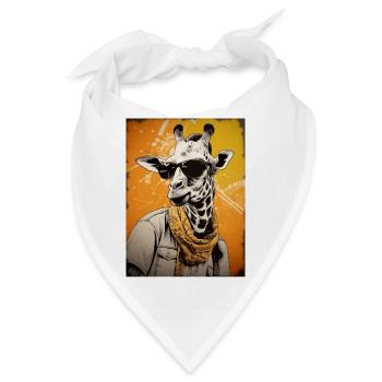 Tierischer Stil - Bandana - Weiß - Vorne
