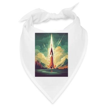 Rocket Launch - Bandana - Weiß - Vorne