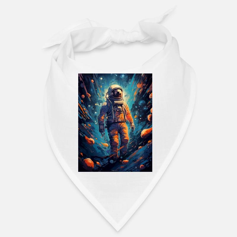 Spacewalk Astronaut - Bandana - Weiß