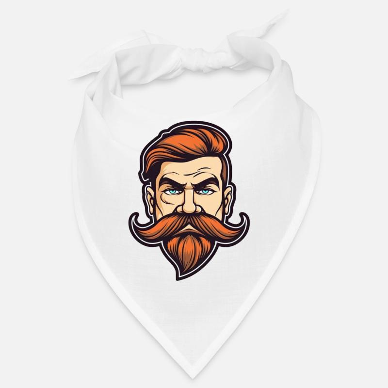Mustache Man Bandana