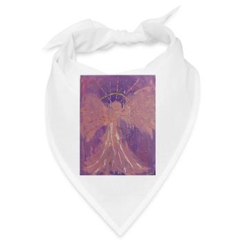 Erzengel Chamuel - Engel der Liebe - Engelbild - Bandana - Weiß - Vorne