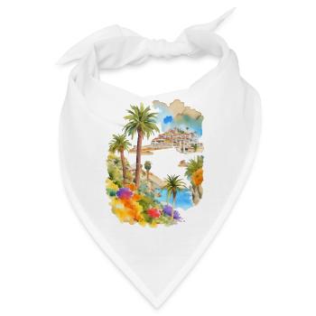 Urlaub auf den Kanaren - Bandana - Weiß - Vorne