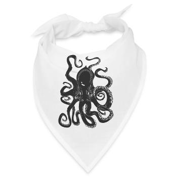 Meerestiere - Bandana - Weiß - Vorne