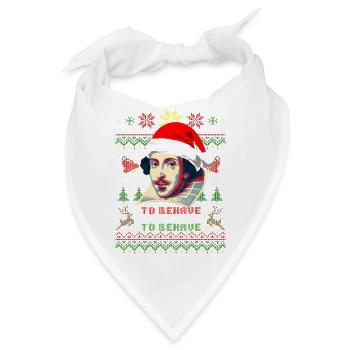 Um Behave oder Nichtsein Behave William - Bandana - Weiß - Vorne