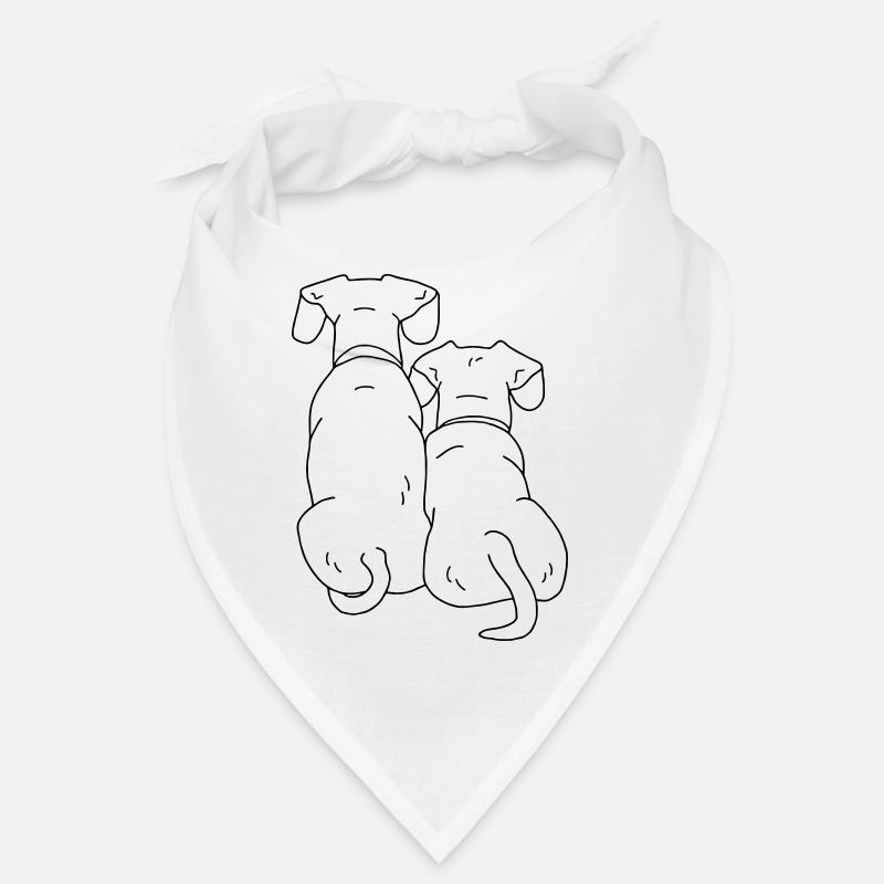 zwei Hunde Bandana