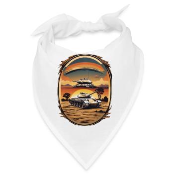 Panzer - Bandana - Weiß - Vorne