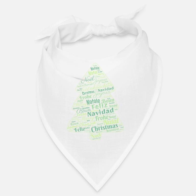 Weihnachtsgeschenk - Bandana - Weiß