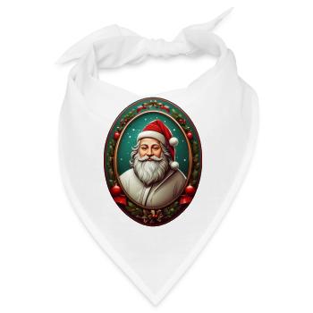 Weihnachtsmann - Bandana - Weiß - Vorne