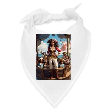 Piraten - Bandana - Weiß - Vorne