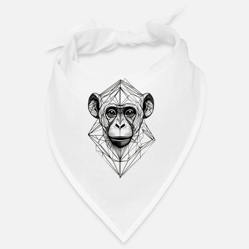 Moderner Affe Bandana