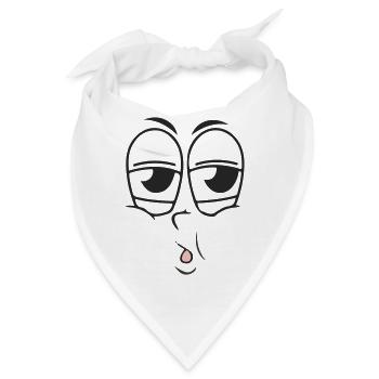 Ermüdung des Gesichts - Bandana - Weiß - Vorne